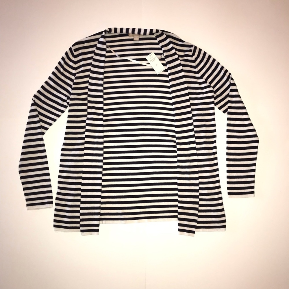 Banana Republic striped Cardigan sweater size XL